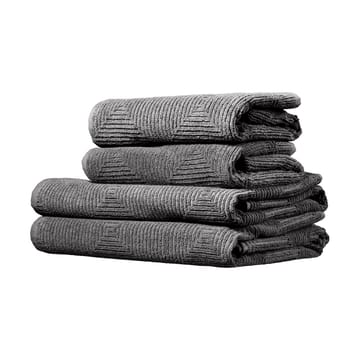 R33 Kirkeby σετ πετσέτες 4 τεμάχια - Granite gray - FDB Møbler
