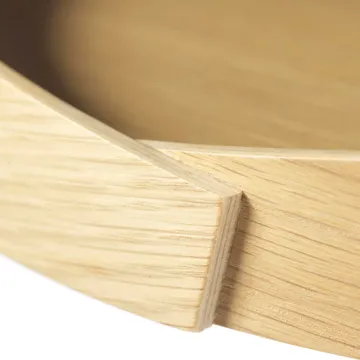 V43 Top δίσκος Ø38 cm - Λακαρισμένη δρυς - FDB Møbler