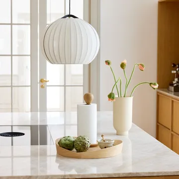 V43 Top δίσκος Ø38 cm - Λακαρισμένη δρυς - FDB Møbler