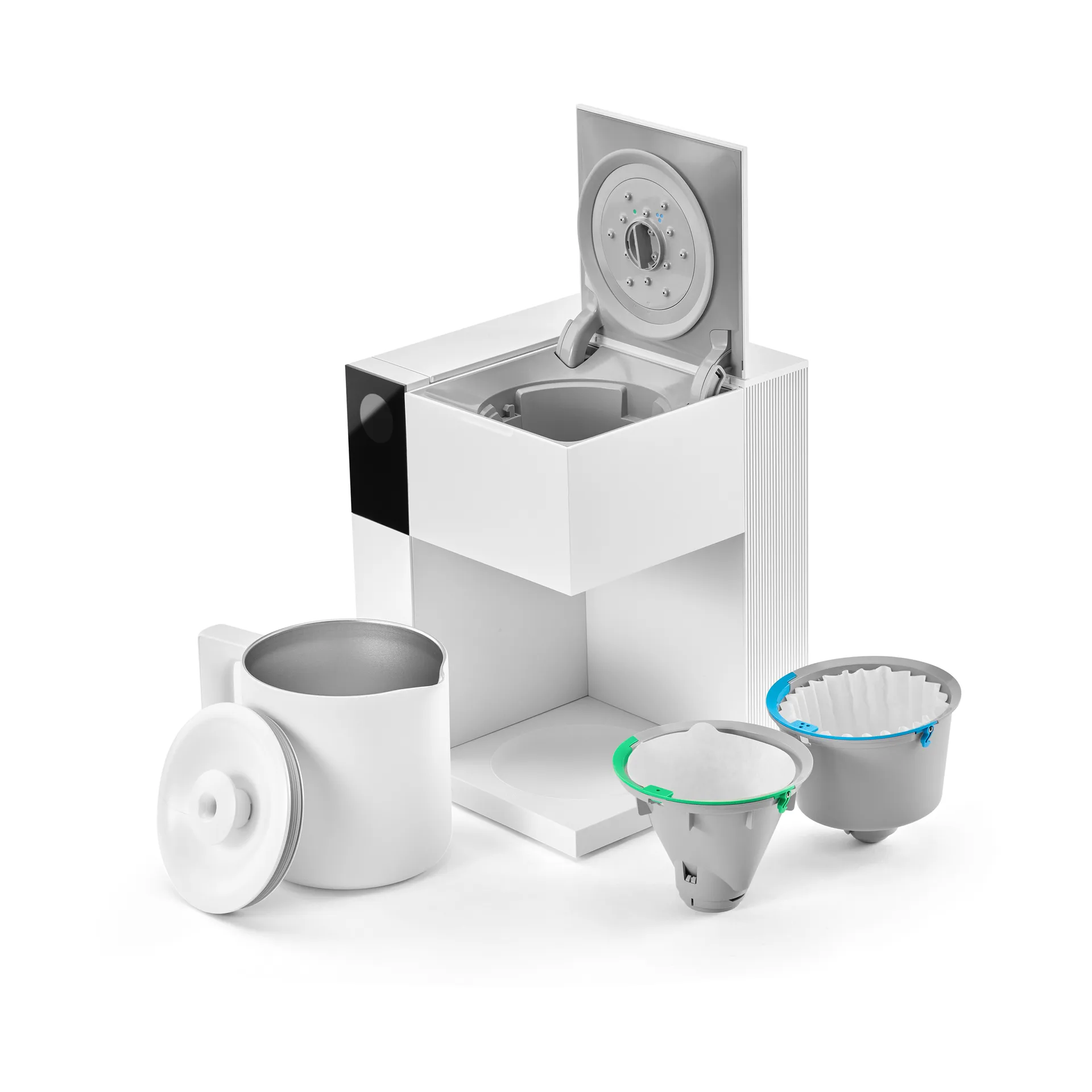 Aiden Precision καφετιέρα, Matte white Fellow