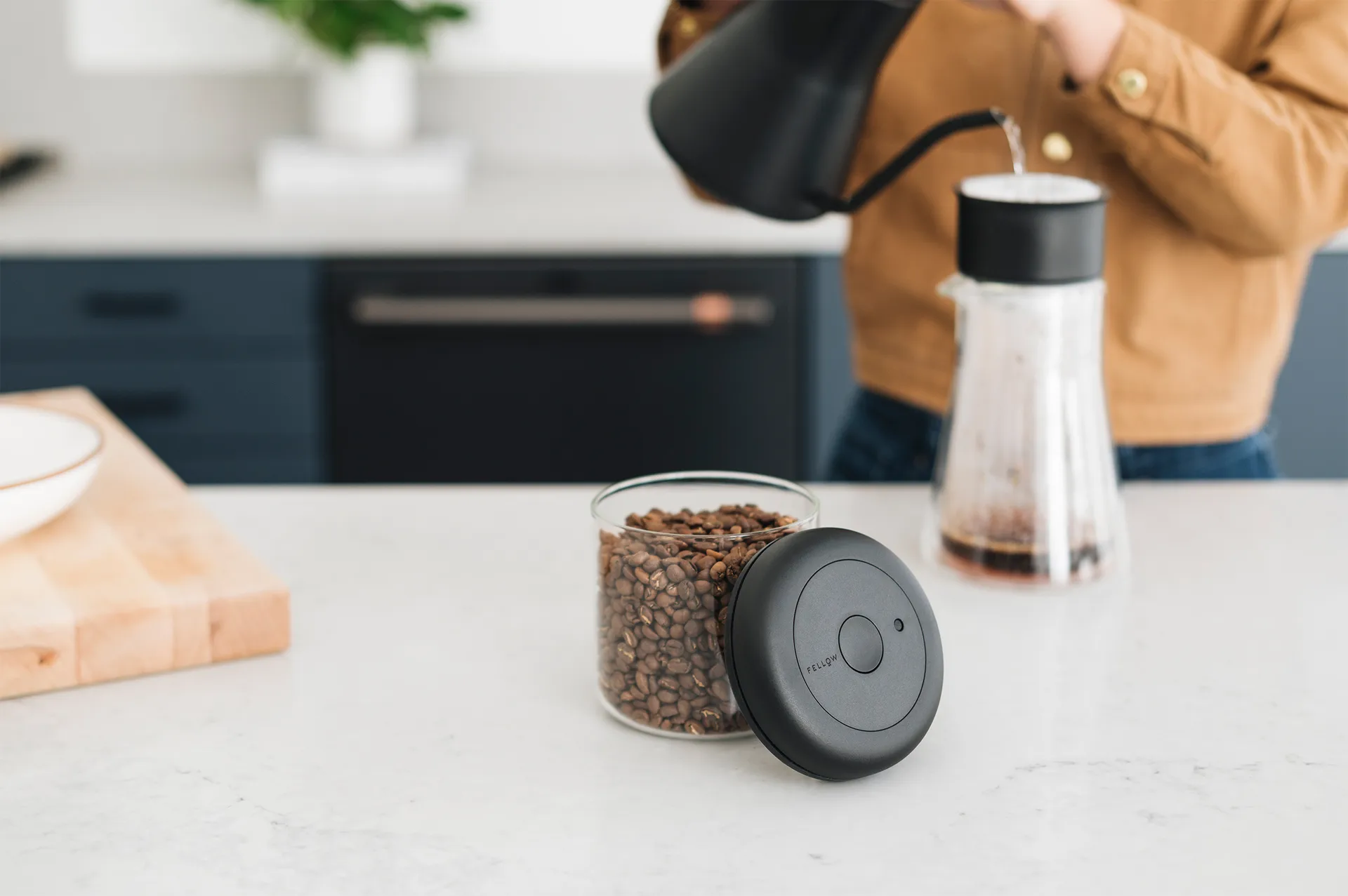 Δοχείο κενού Atmos 0.7 L, Clear glass Fellow