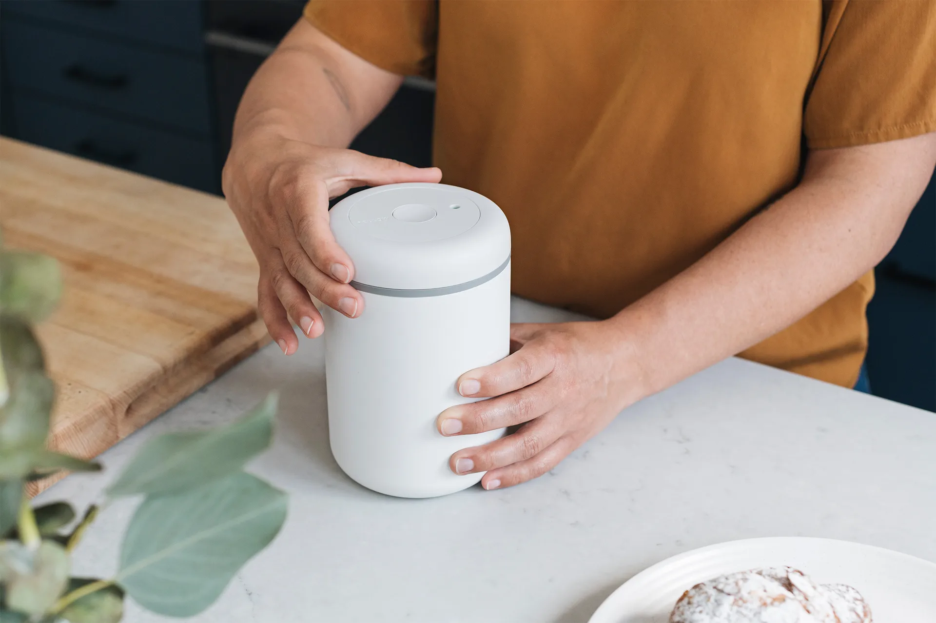 Δοχείο κενού Atmos 1,2 L, Matte white Fellow