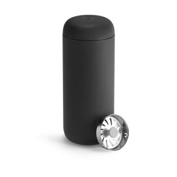 Κούπα θερμός Carter με προστασία από πιτσιλιές 47 cl - Matte black - Fellow