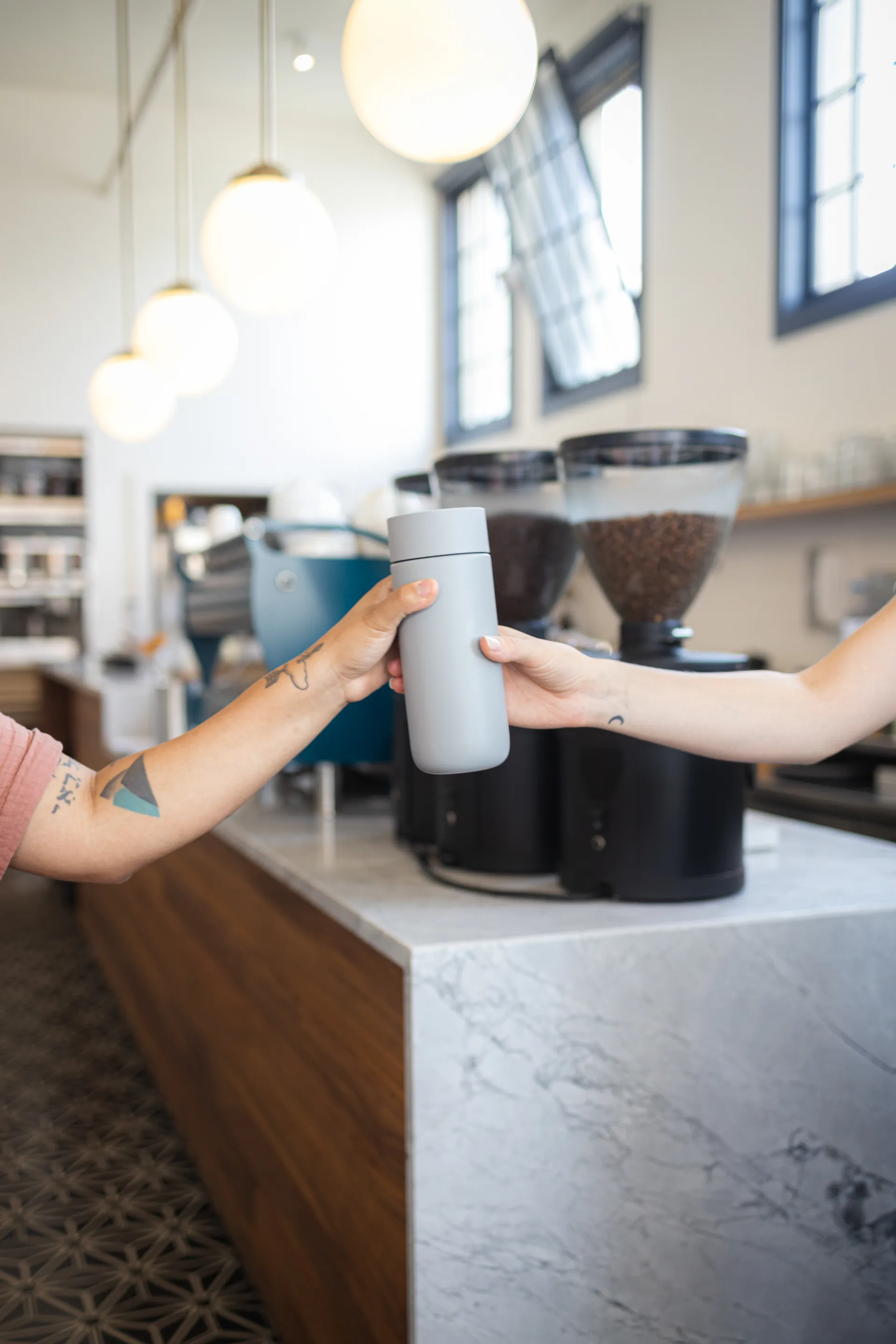 Κούπα θερμός Carter με προστασία από πιτσιλιές 47 cl, Matte grey Fellow