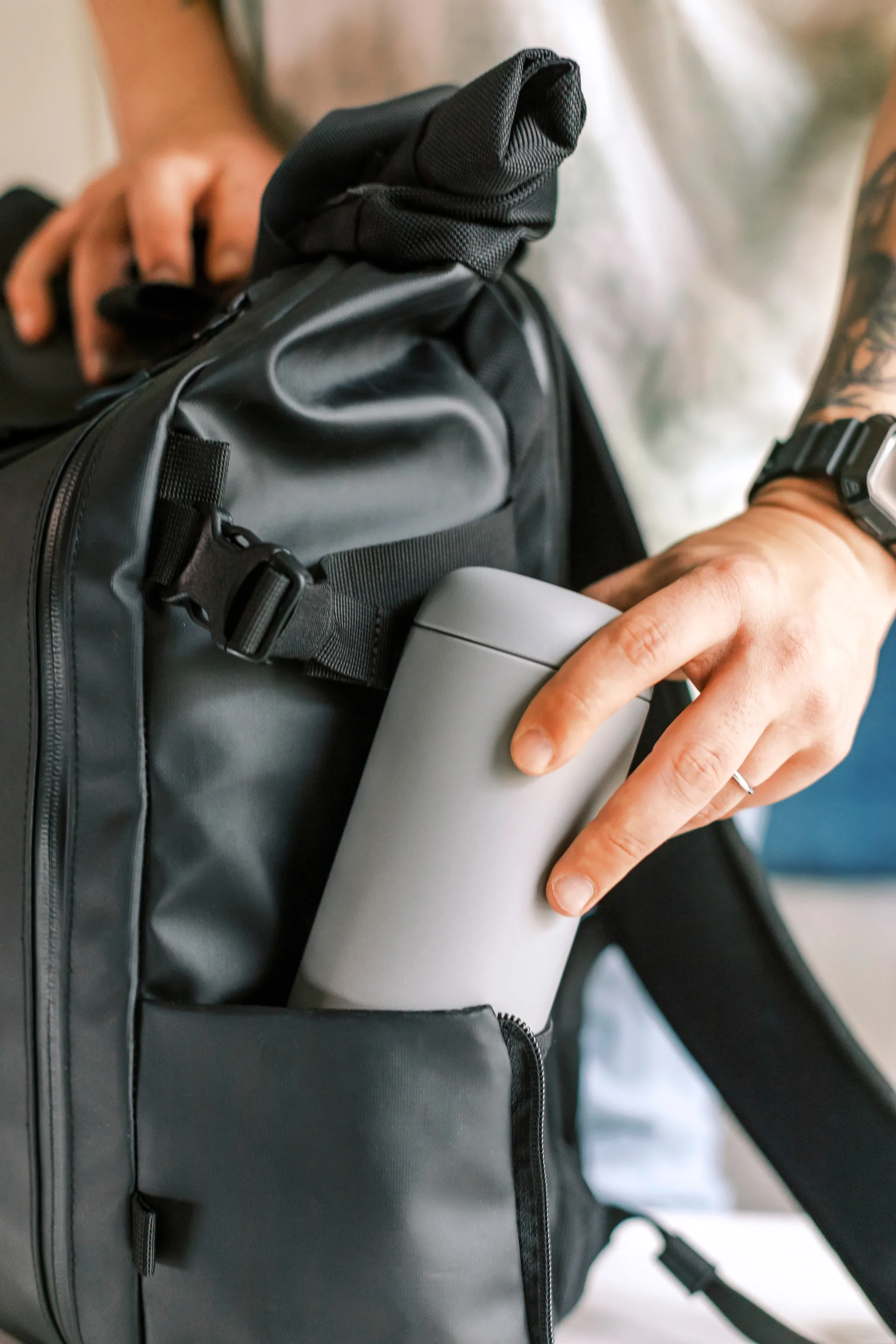 Κούπα θερμός Carter με προστασία από πιτσιλιές 47 cl, Matte grey Fellow