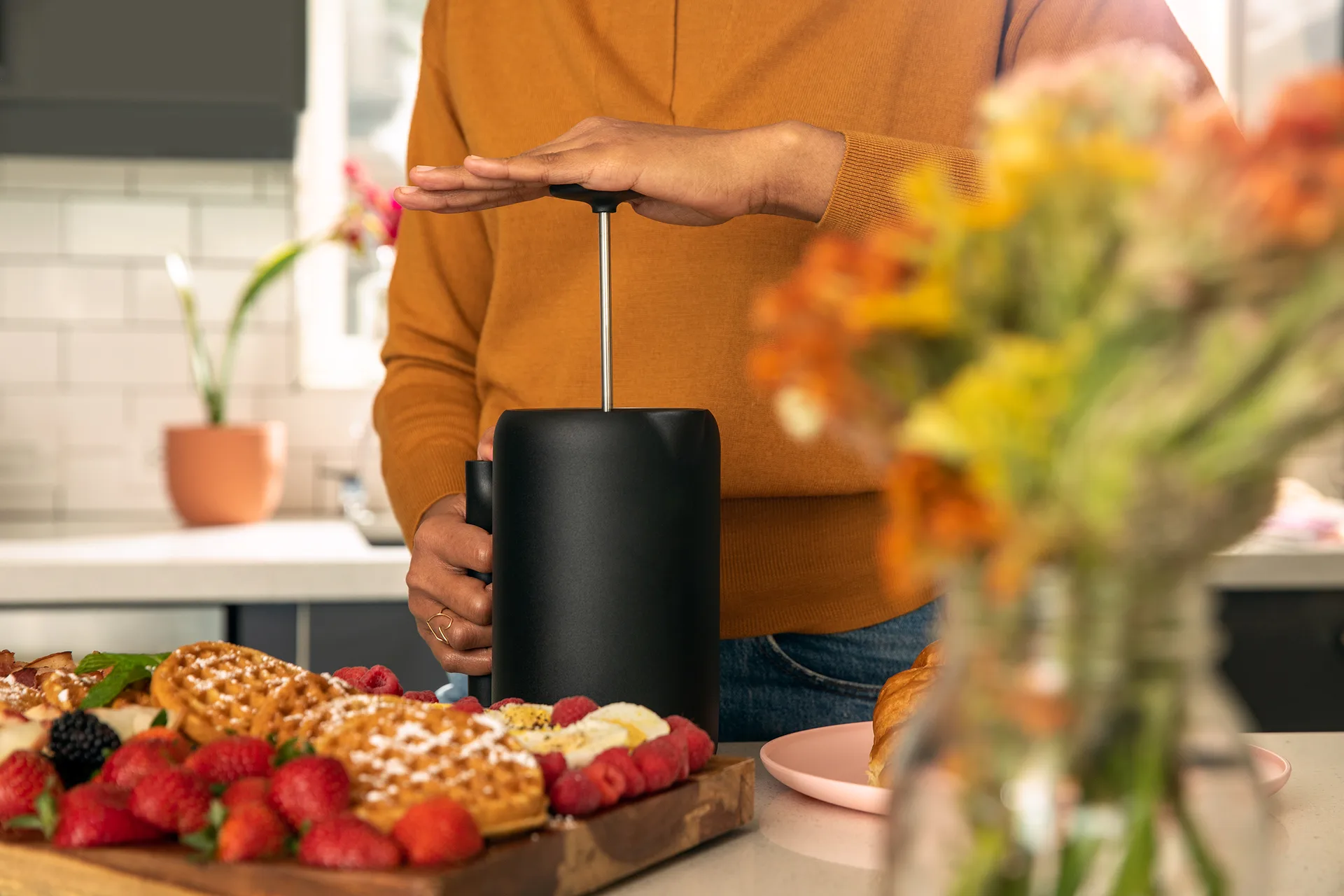 Πρέσα καφέ Clara 70.9 cl, Matte black Fellow