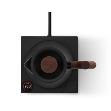 Corvo EKG Pro ηλεκτρικός βραστήρας 0.9 L - Matte black-walnut - Fellow