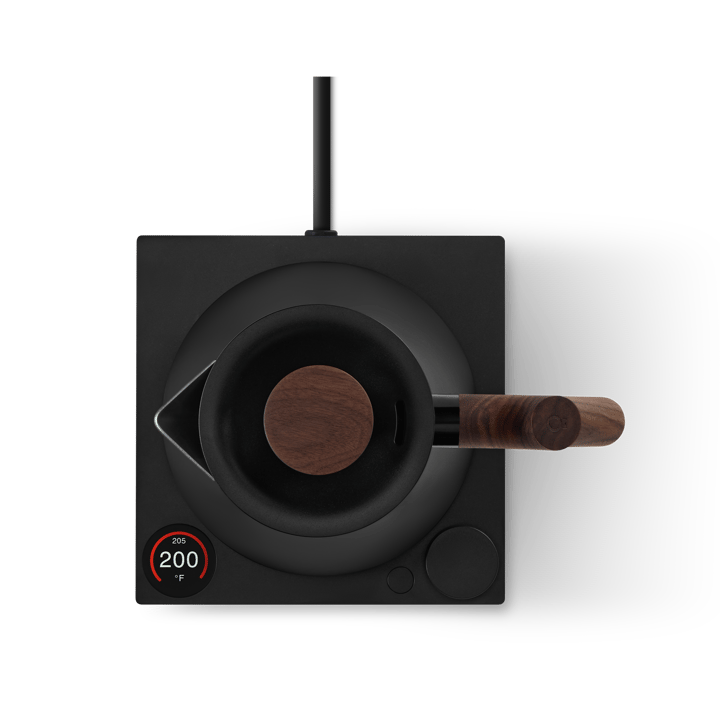 Corvo EKG Pro ηλεκτρικός βραστήρας 0.9 L, Matte black-walnut Fellow