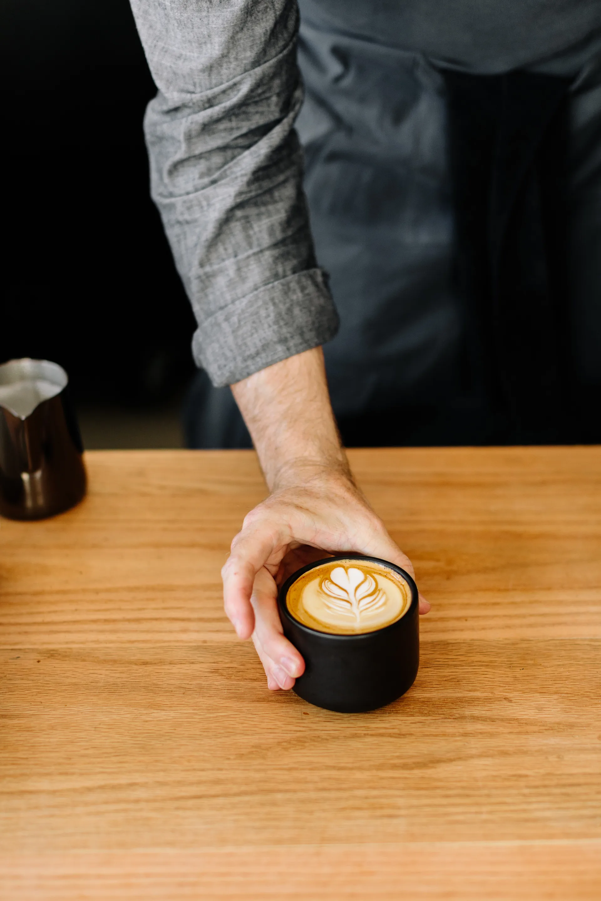 Κούπα καπουτσίνο Monty Milk Arts 19,2 cl, Matte black Fellow