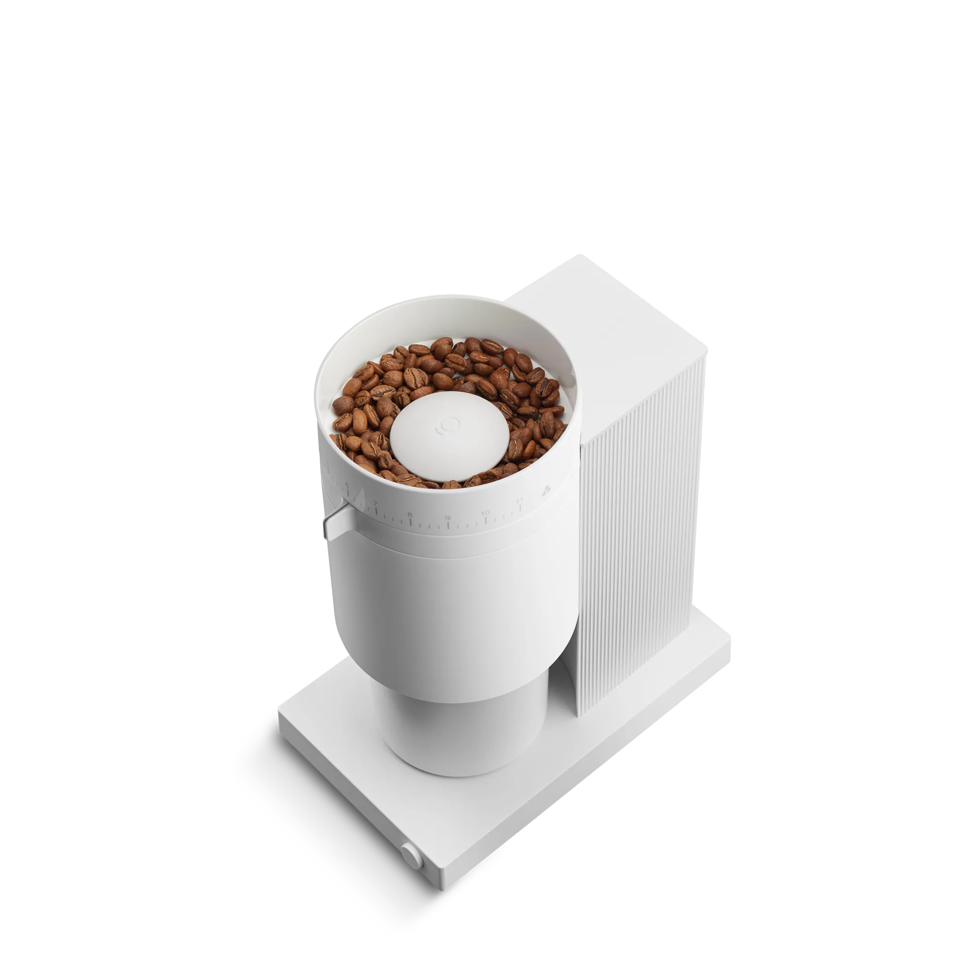 Ηλεκτρικός μύλος καφέ Opus Conical Burr, Matte white Fellow