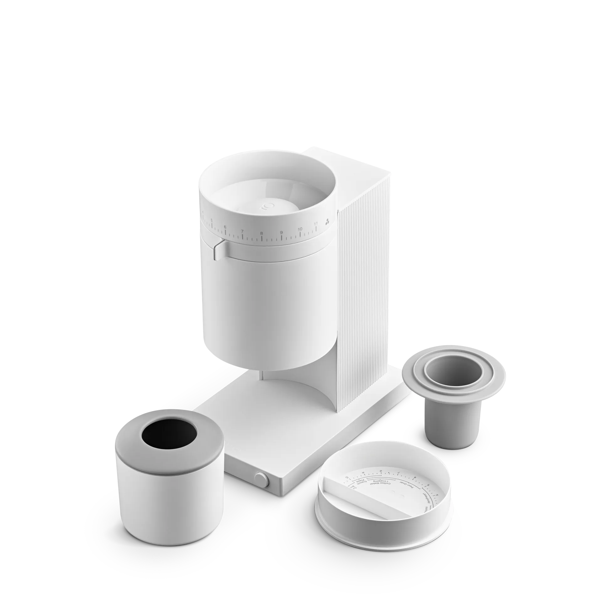 Ηλεκτρικός μύλος καφέ Opus Conical Burr, Matte white Fellow