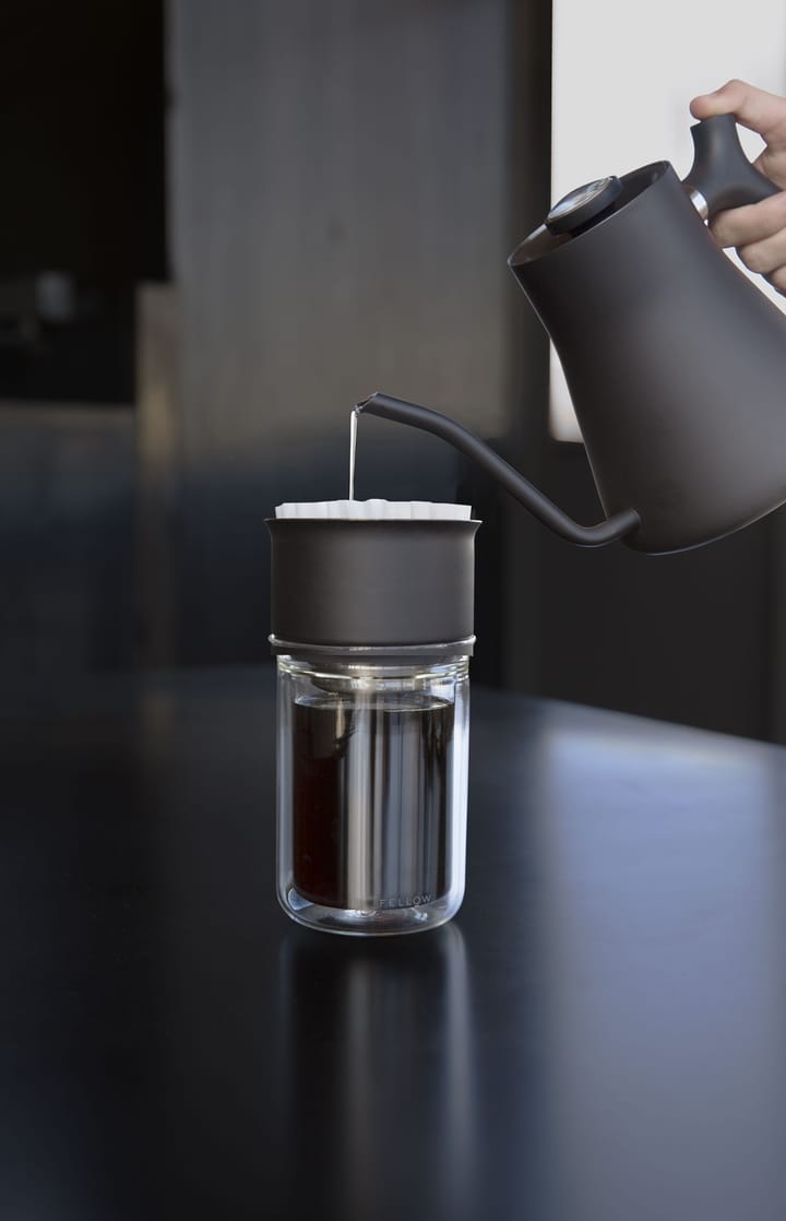 Σετ Stagg X pour-over, Matte black-clear glass Fellow