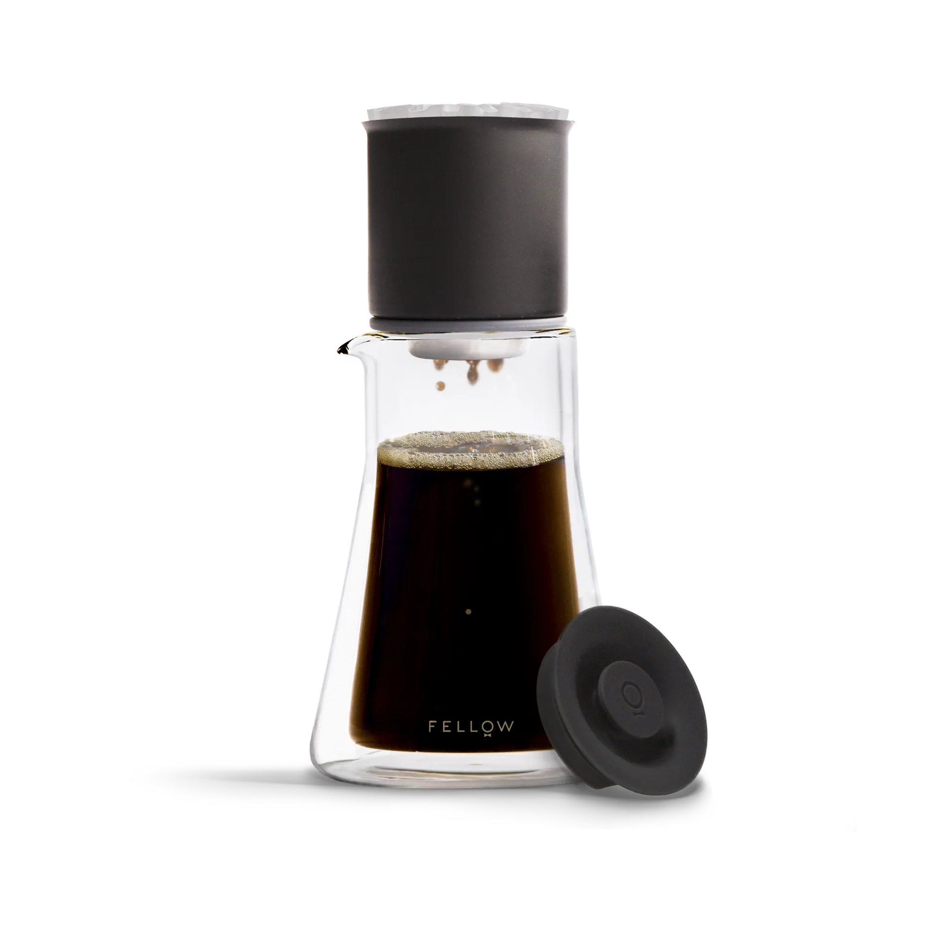 Σετ Stagg XF pour-over, Matte black-clear glass Fellow