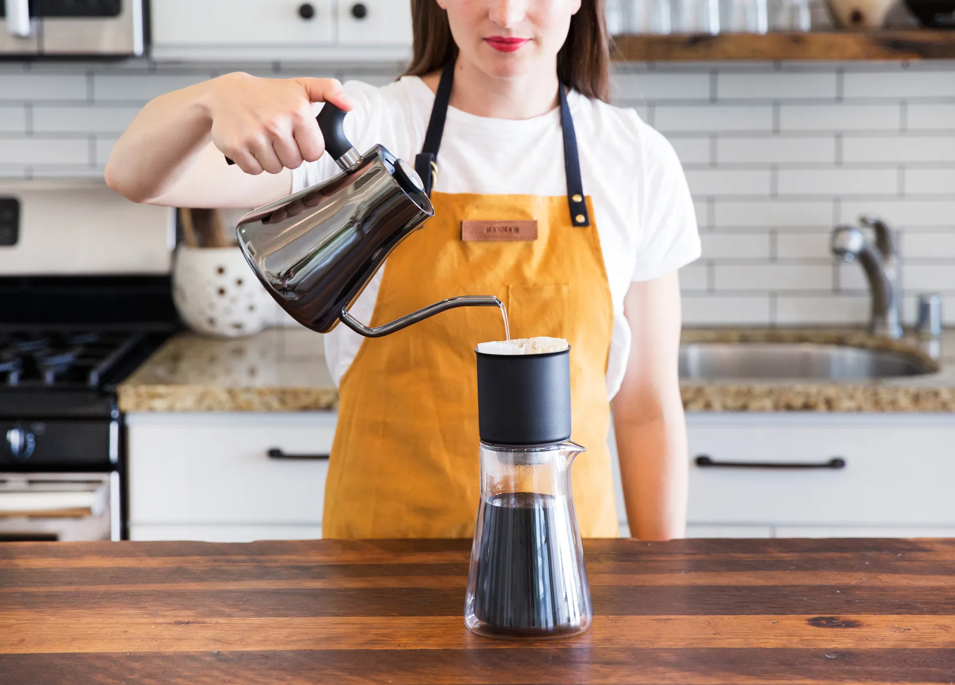Σετ Stagg XF pour-over, Matte black-clear glass Fellow