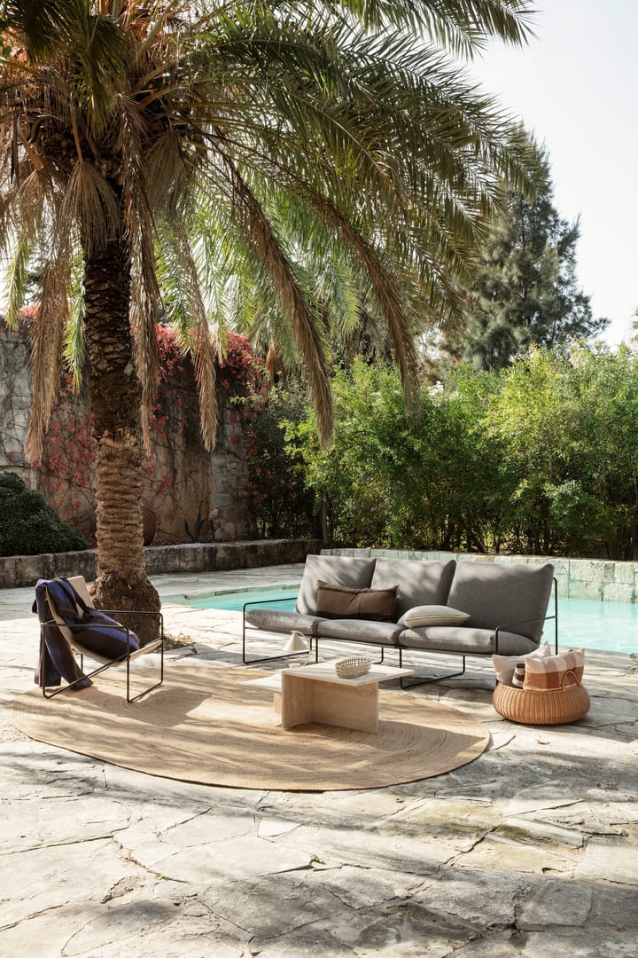 Ψάθινο καλάθι - χαμηλό, Φυσικό Ferm Living