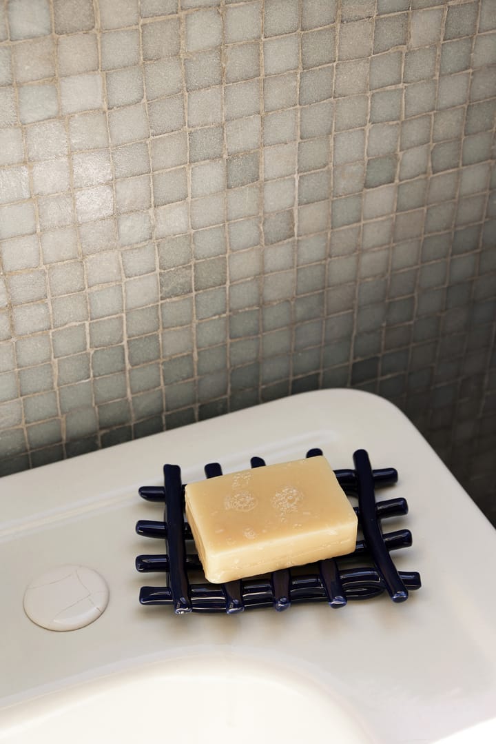Κεραμική σαπουνοθήκη 10x14.5 εκατοστά, Blue Ferm Living