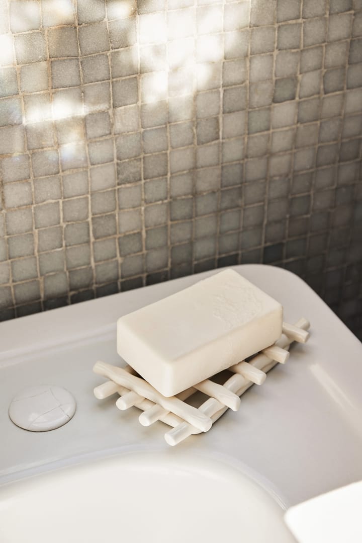 Κεραμική σαπουνοθήκη 10x14.5 εκατοστά, Off white Ferm Living