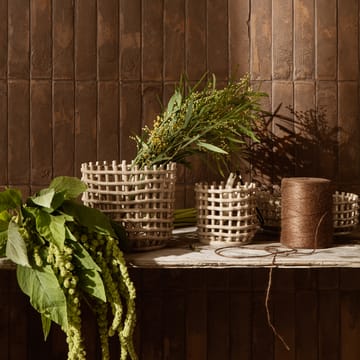 Κεραμικό πλεκτό καλάθι Ø16 cm - κασμίρ - Ferm Living