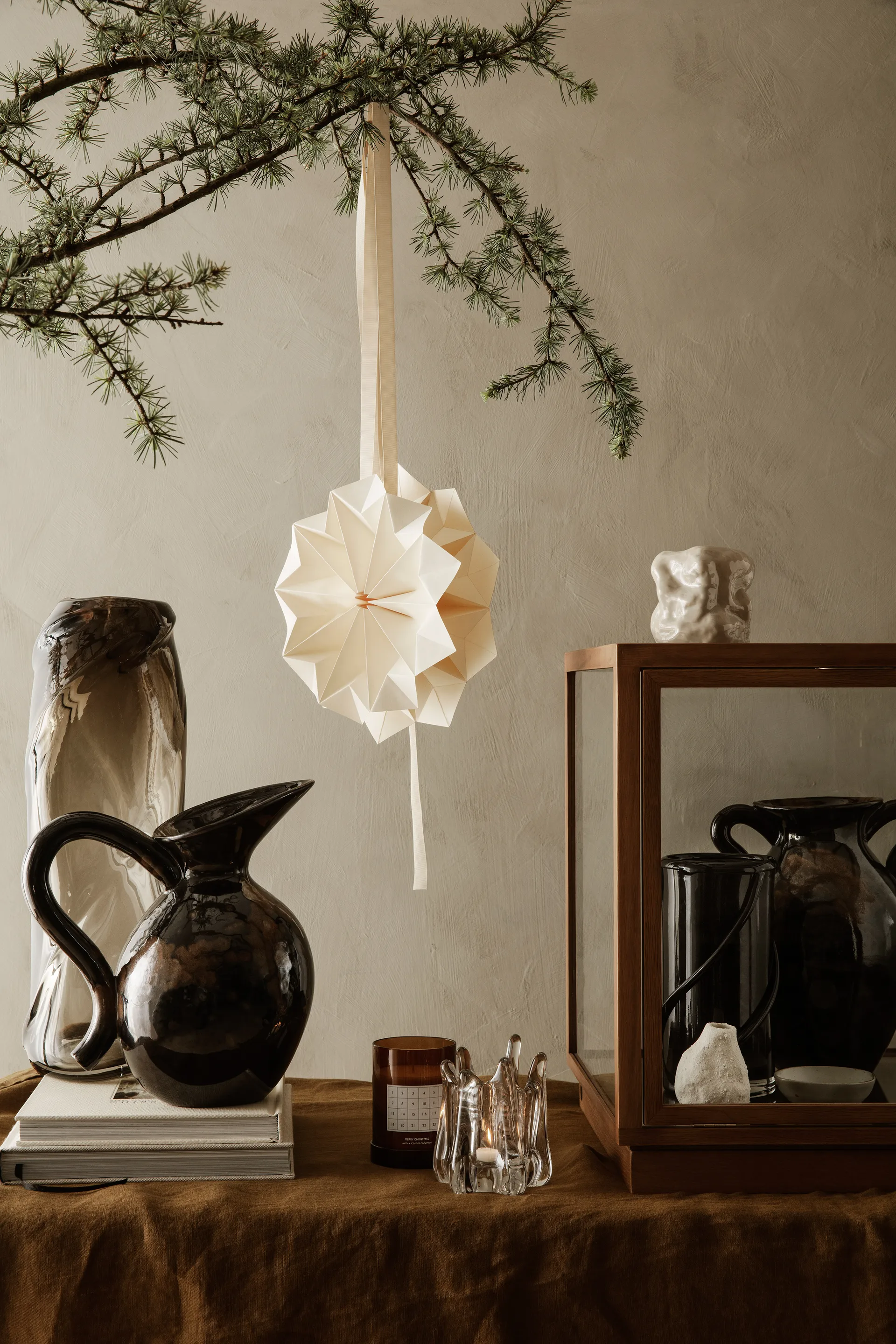 Χάρτινο αστέρι ήλιος Ø28 cm, Off white Ferm Living