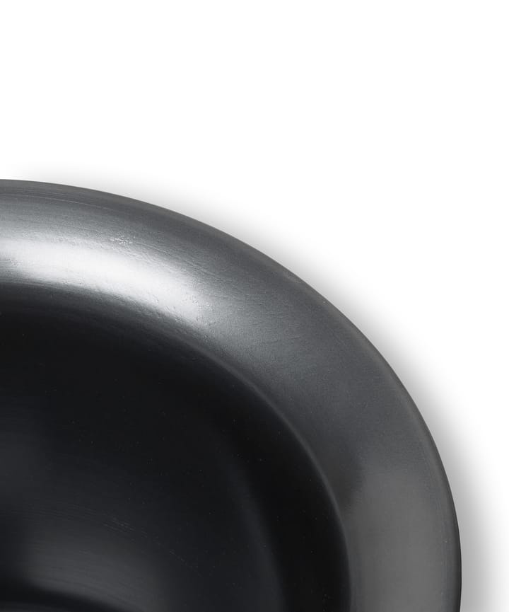 Καλάθι από αλουμίνιο χαμηλό Ø37", Blackened Aluminium Ferm Living