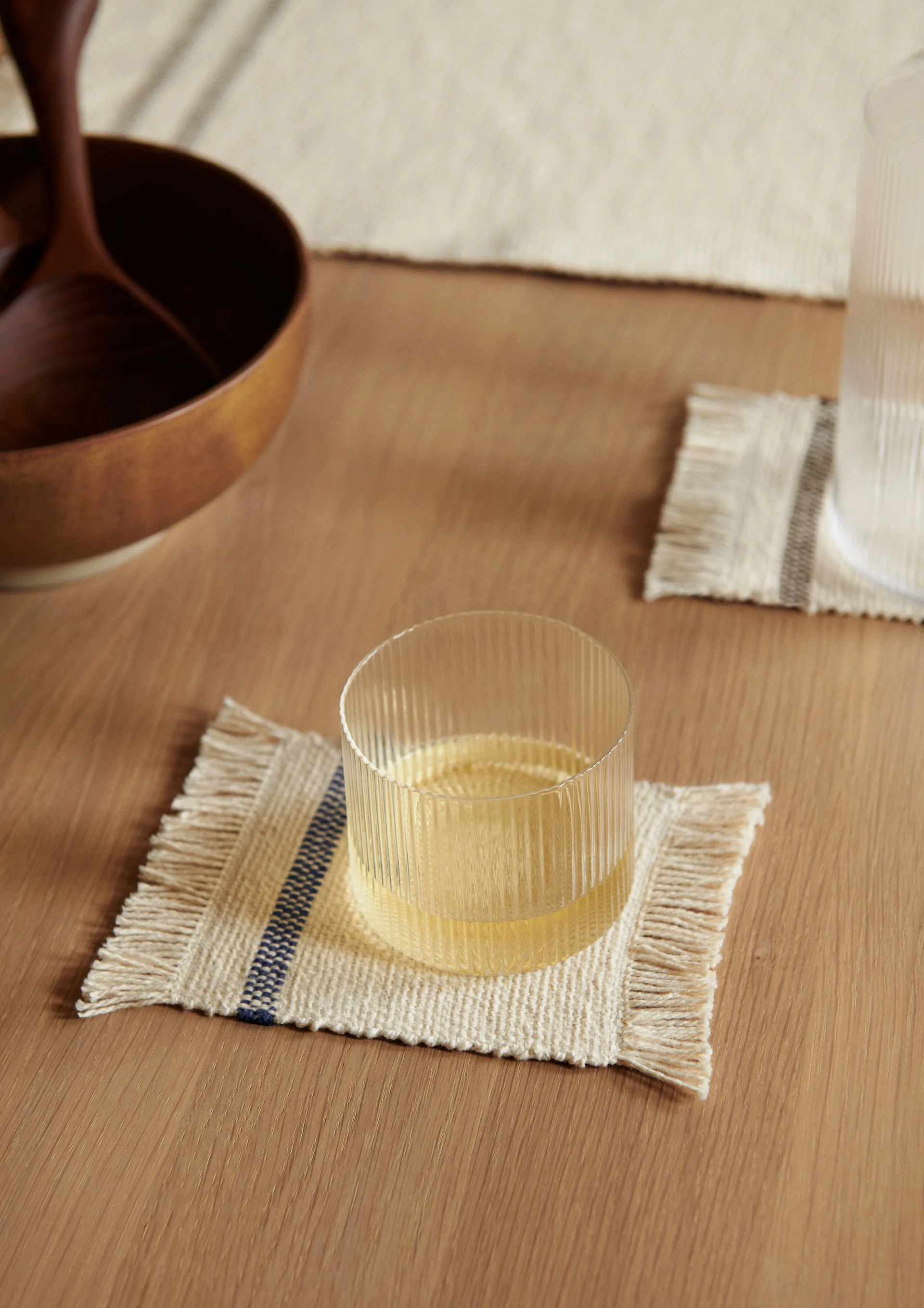 Σετ 4 ποτήρια Savor διαστάσεων 10x14 εκατοστά, Off-white/Blue Ferm Living