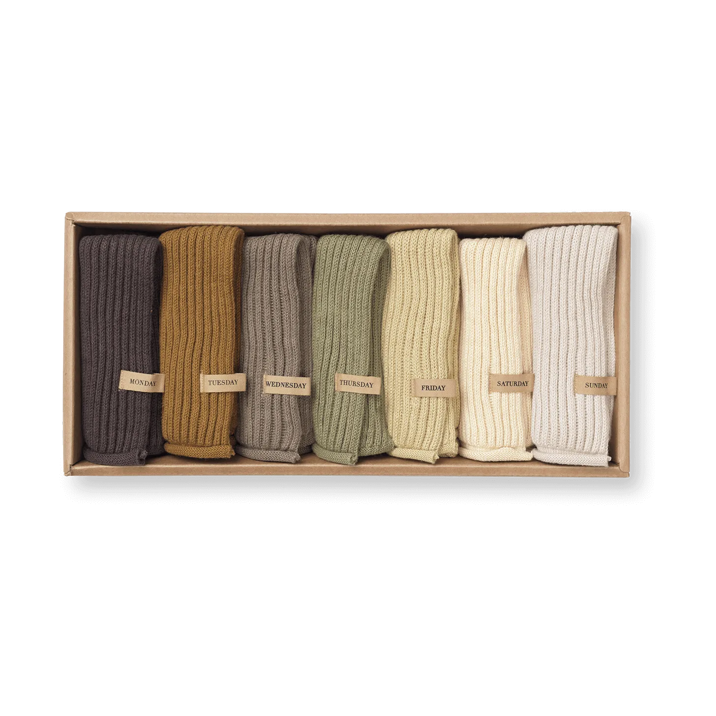 Σετ 7 πανιά ημέρας 26x26 εκατοστά, Ήρεμος Ferm Living