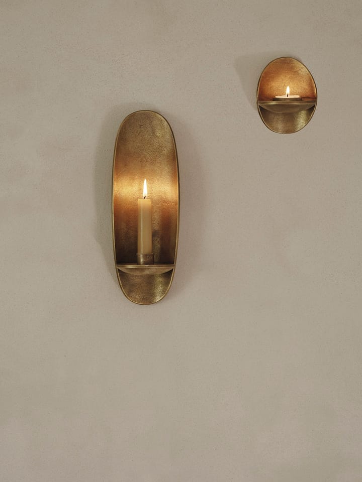 Agapé κηροπήγιο τοίχου, Brass finish Ferm Living