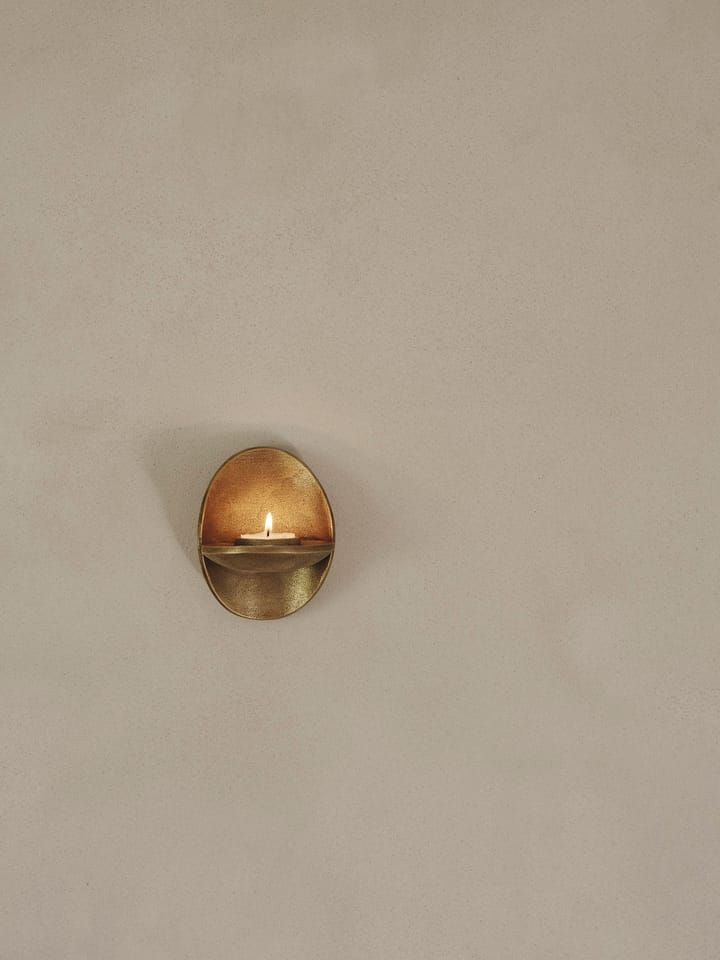 Agapé βάση για κηροπήγιο τοίχου, Brass finish Ferm Living