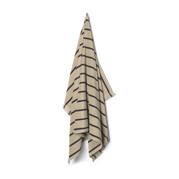 Alee badsheet 100x150 εκ - Sand-Black - Ferm Living