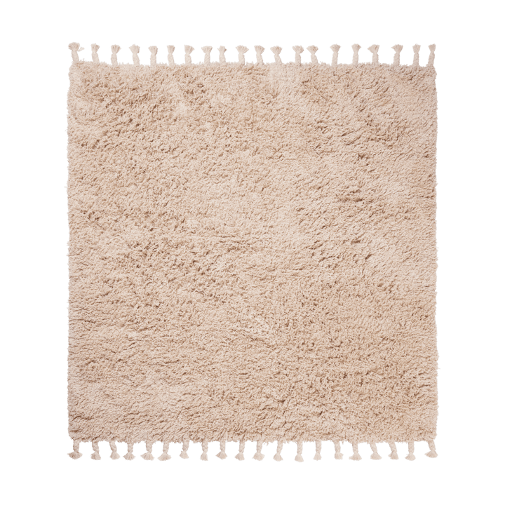 Amass μακρύτριχο χαλί 140x140 εκ. - Off-white - Ferm Living