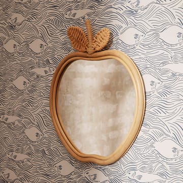 Apple καθρέφτης 37x42 cm - Φυσικό - Ferm Living