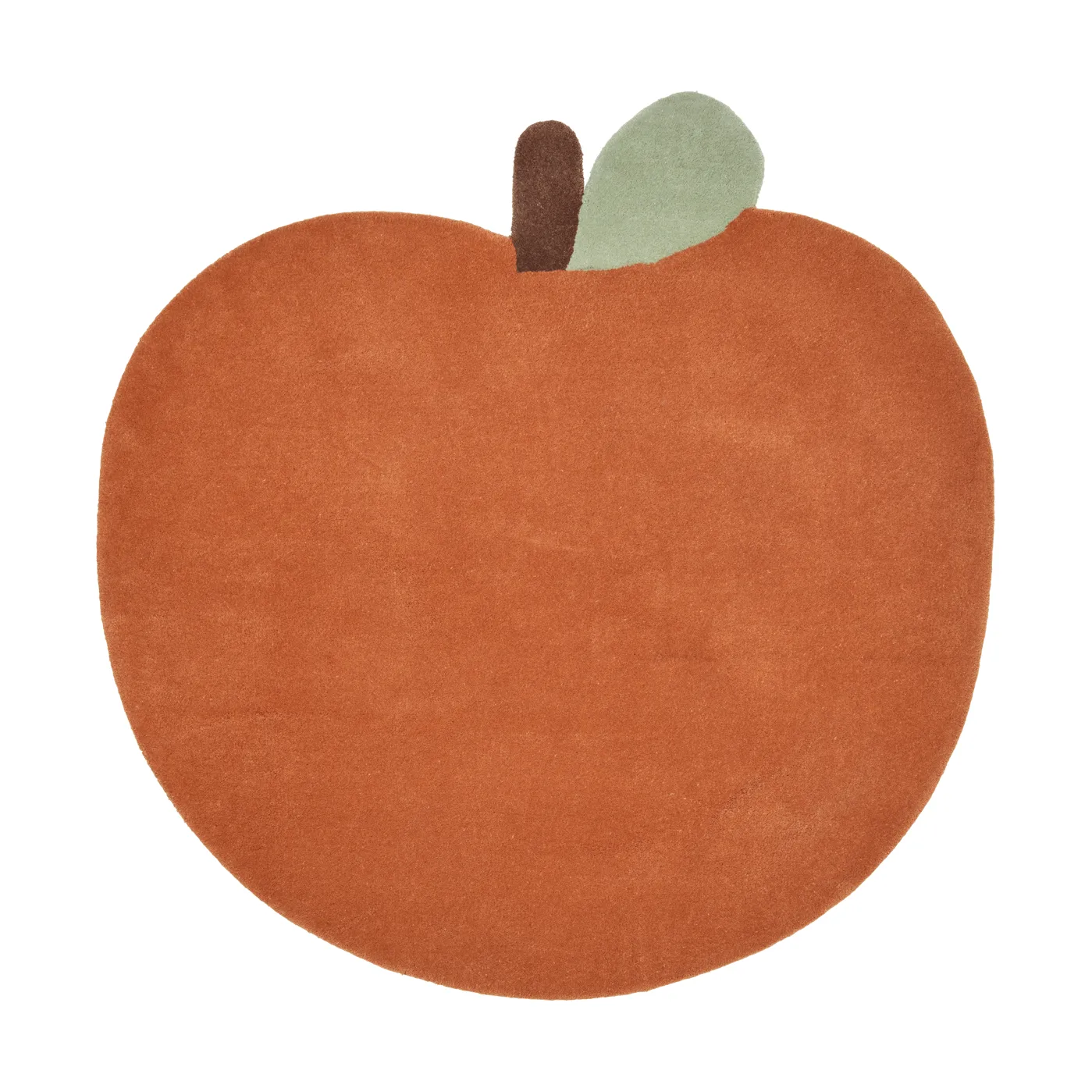 Θυσανωτό χαλί Apple, Brown Clay, 110x110 cm Ferm Living