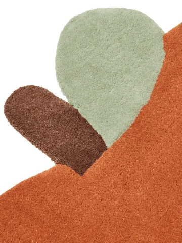 Θυσανωτό χαλί Apple - Brown Clay, 110x110 cm - Ferm Living