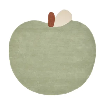 Θυσανωτό χαλί Apple - Tea Green, 110x110 cm - Ferm Living