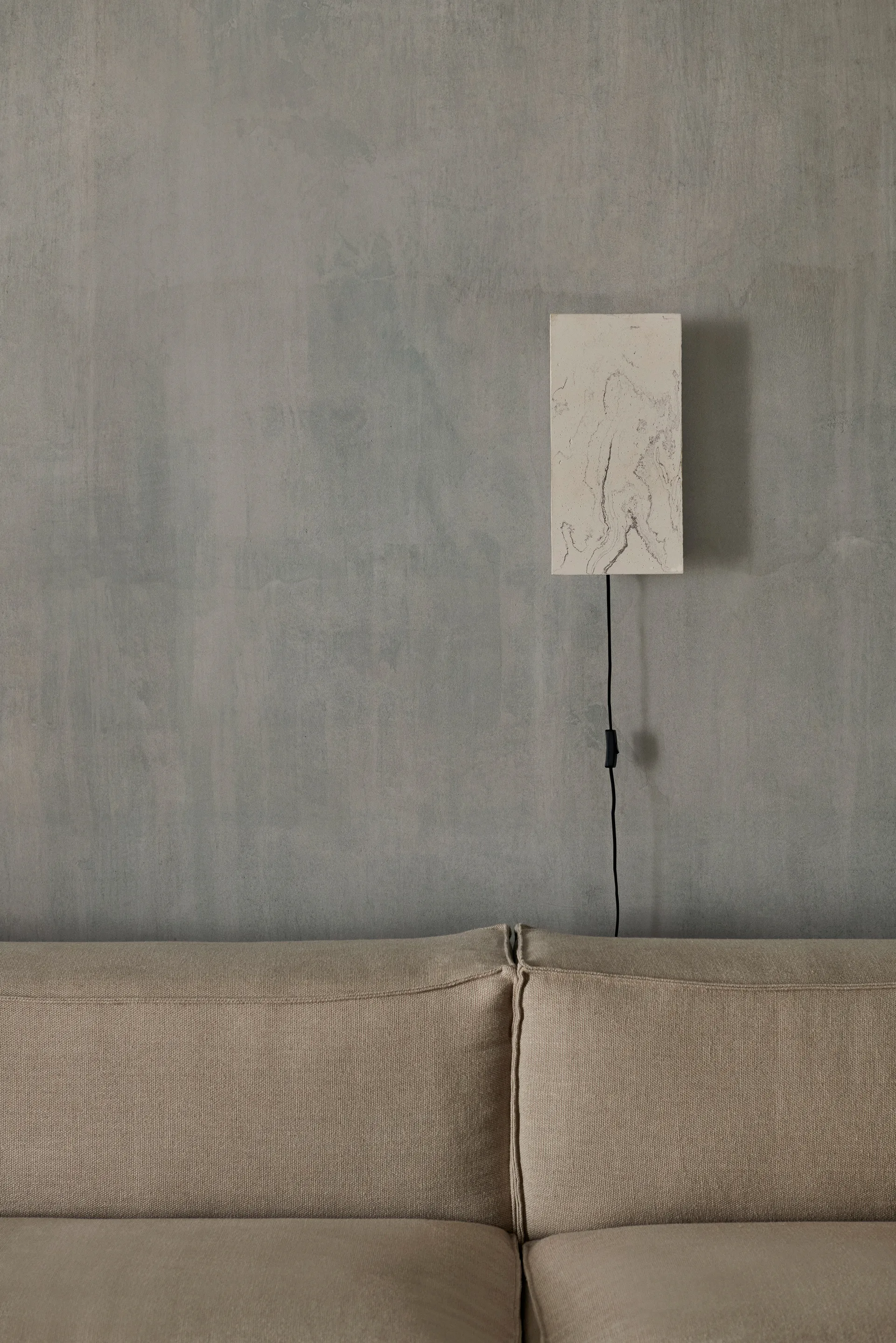 Argilla λάμπα τοίχου, Marble White Ferm Living