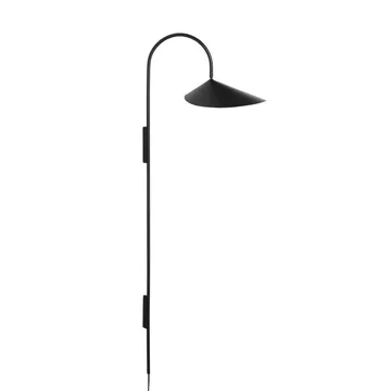 Arum φωτιστικό τοίχου 127 cm - Μαύρο - Ferm Living