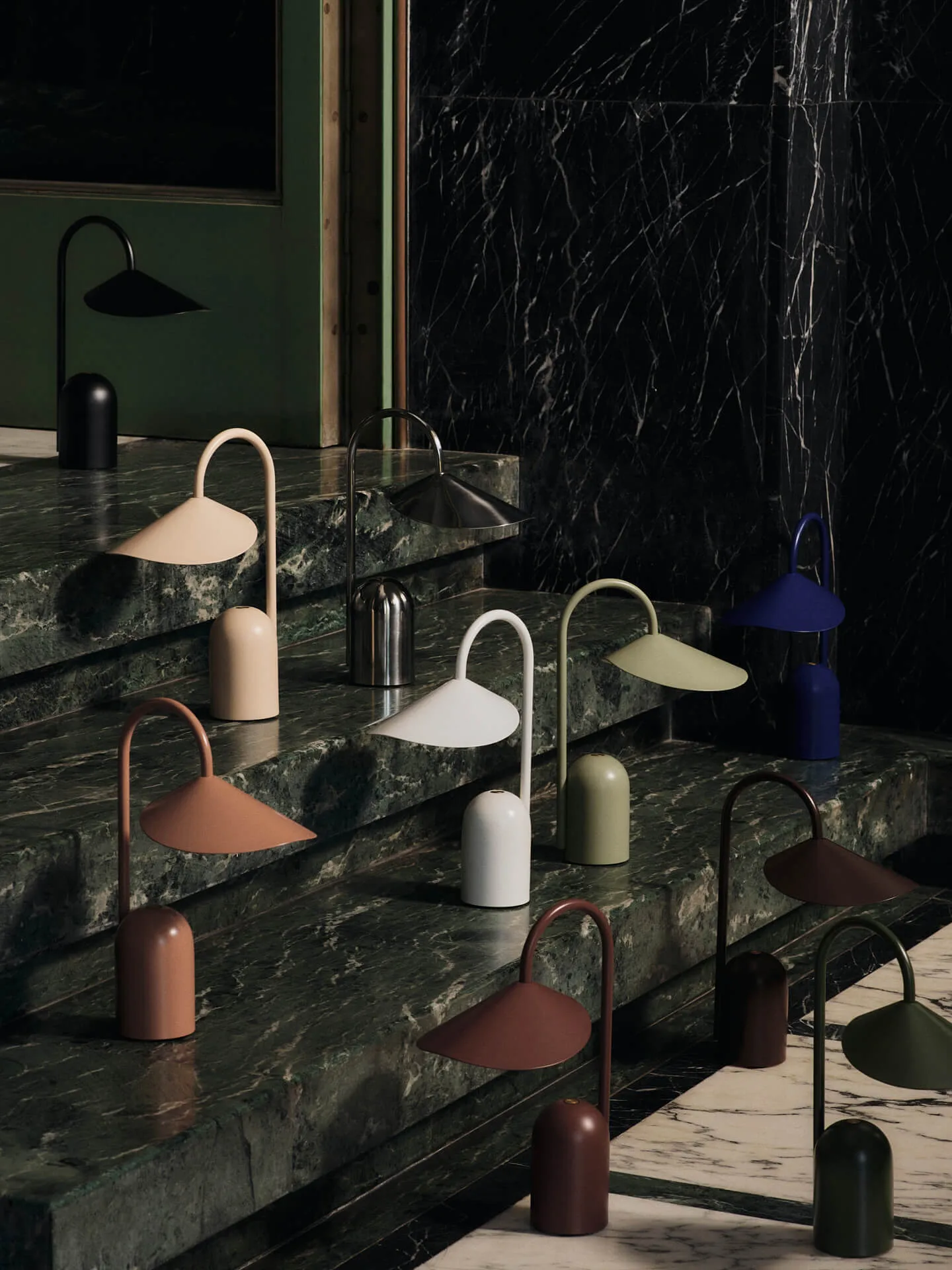 Arum φορητό φωτιστικό, Stainless steel Ferm Living