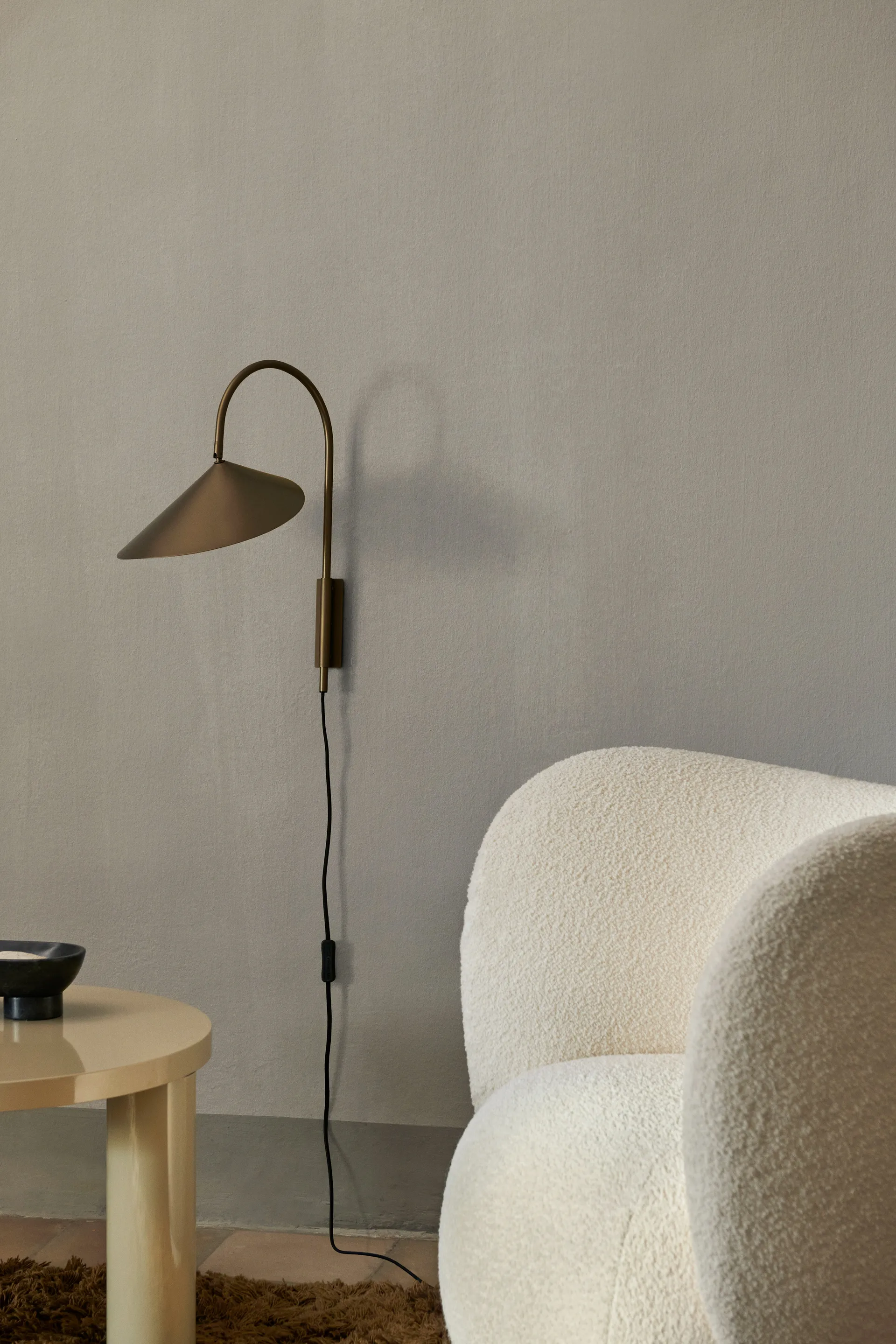 Arum swivel λάμπα τοίχου, Bronze Ferm Living