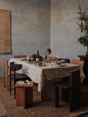 Baies τραπεζομάντηλο 150x240 cm - Natural-dark chocolate - Ferm Living