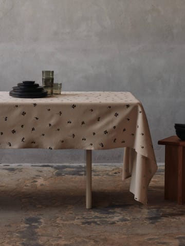 Baies τραπεζομάντηλο 150x240 cm - Natural-dark chocolate - Ferm Living