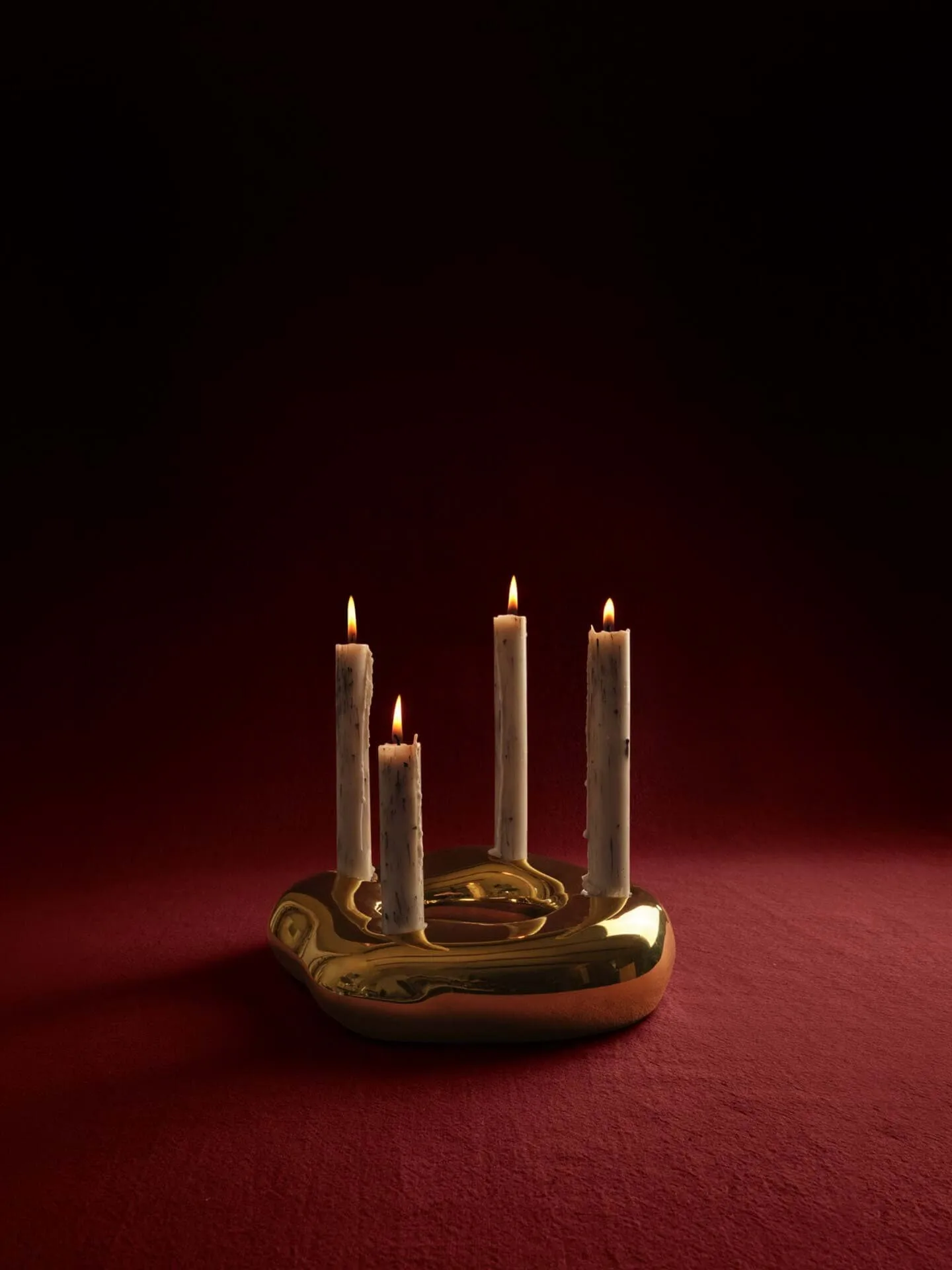 Bellure ring κηροπήγιο, φινίρισμα ορείχαλκου Ferm Living