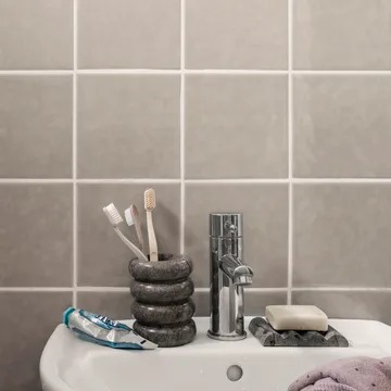 Bendum κύπελλο οδοντόβουρτσας - καφέ μάρμαρο - Ferm Living