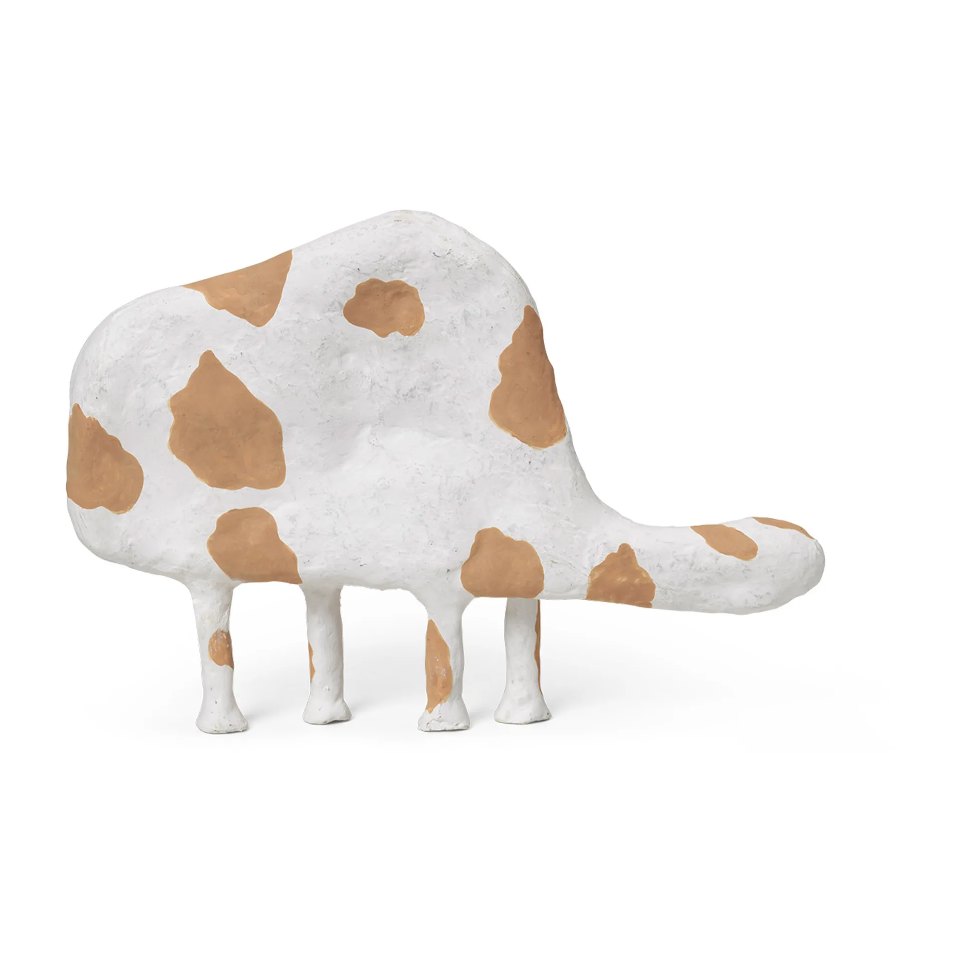 Γλυπτό Benzon, Άσπρο-καφέ Ferm Living