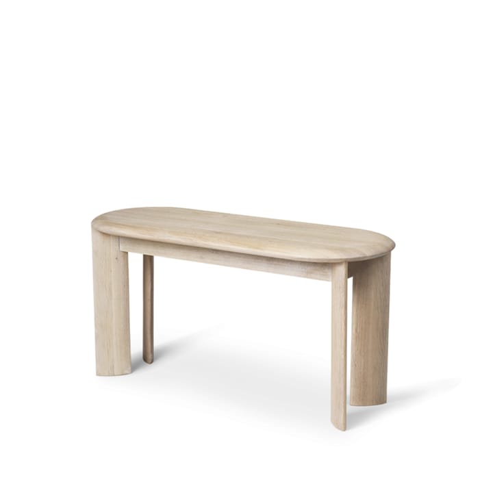 Bevel παγκάκι - Oak white oiled - Ferm Living