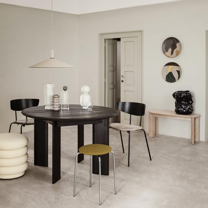 Στρογγυλό τραπέζι Bevel, Oak white oiled Ferm Living