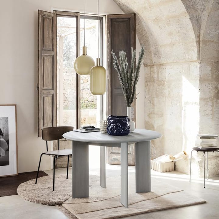 Στρογγυλό τραπέζι Bevel, Oak white oiled Ferm Living