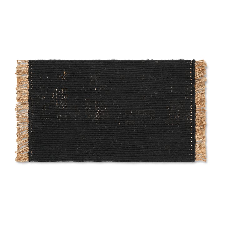 Blid χαλάκι πόρτας 50x80 cm - Μαύρο-φυσικό - Ferm Living