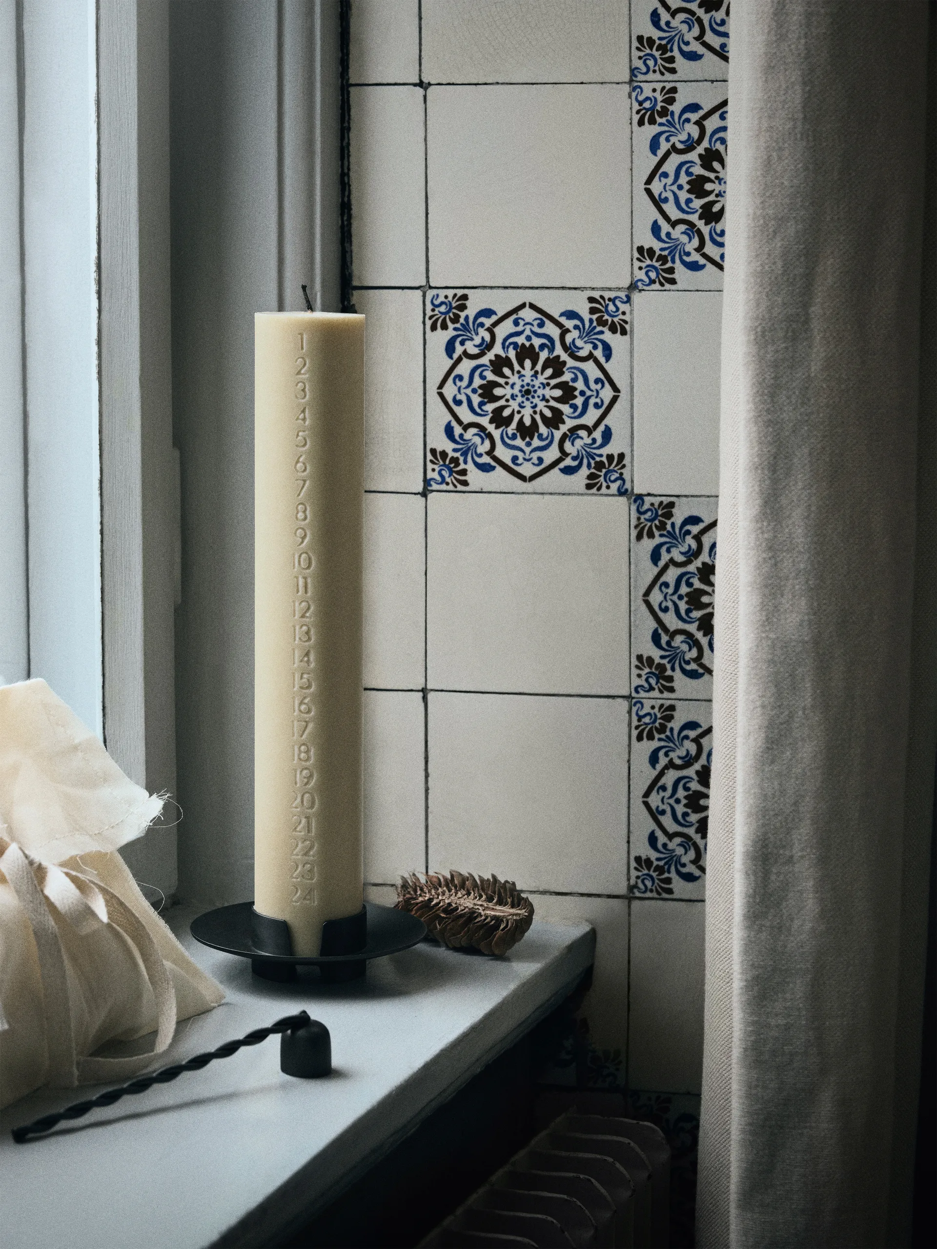Κηροπήγιο Block , Black brass Ferm Living