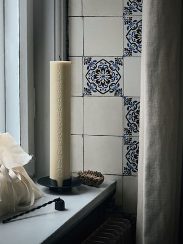 Κηροπήγιο Block  - Black brass - Ferm Living