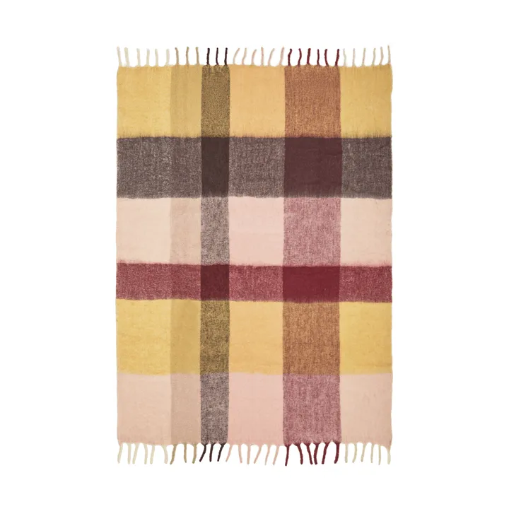Blur mohair ριχτάρι - Butter-pale rose, 130x170 εκ. - Ferm Living